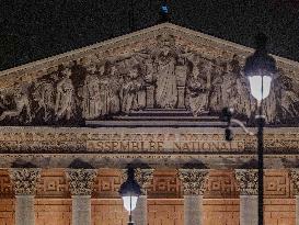 Illustration - The French National Assembly's Façade - Paris