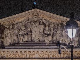 Illustration - The French National Assembly's Façade - Paris