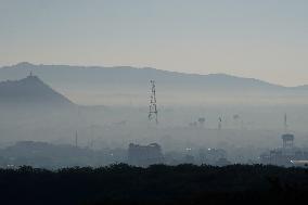 Smog Covers City On Cold Winter Morning - India
