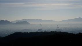 Smog Covers City On Cold Winter Morning - India