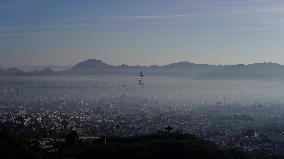 Smog Covers City On Cold Winter Morning - India