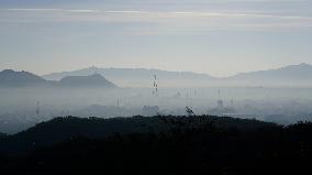 Smog Covers City On Cold Winter Morning - India