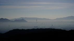 Smog Covers City On Cold Winter Morning - India