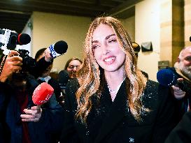 Chiara Ferragni in Court for the Pandoro Gate Trial - Milan
