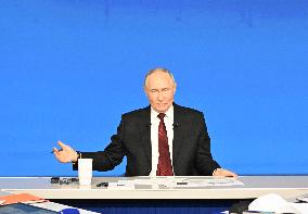 Putin's Annual Year End Press Conference - Moscow