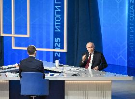 Putin's Annual Year End Press Conference - Moscow