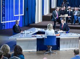 Putin's Annual Year End Press Conference - Moscow