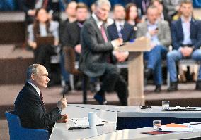 Putin's Annual Year End Press Conference - Moscow