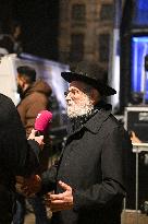 Pro-Israel Demonstration Held in Central Amsterdam