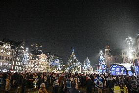 Pro-Israel Demonstration Held in Central Amsterdam