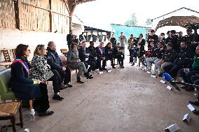 French Minister of Agriculture Visits A Farm - Yvelines