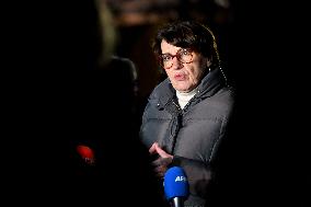 French Minister of Agriculture Visits A Farm - Yvelines