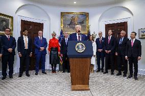 President Trump delivers remarks on lowering the prices of drugs and pharmaceuticals