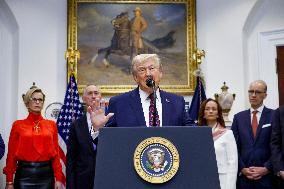 President Trump delivers remarks on lowering the prices of drugs and pharmaceuticals
