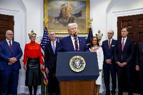 President Trump delivers remarks on lowering the prices of drugs and pharmaceuticals