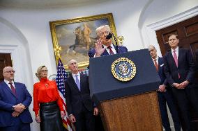 President Trump delivers remarks on lowering the prices of drugs and pharmaceuticals