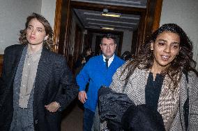 Christophe Ruggia On Trial For Sexual Assault Against Adele Haenel - Paris