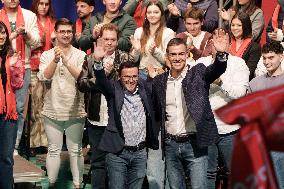 PSOE Campaign Closing Event In Villanueva de la Serena - Spain