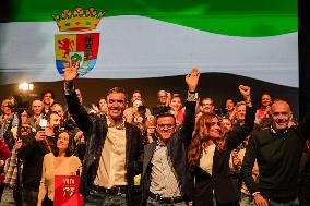PSOE Campaign Closing Event In Villanueva de la Serena - Spain