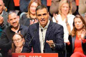 PSOE Campaign Closing Event In Villanueva de la Serena - Spain
