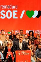 PSOE Campaign Closing Event In Villanueva de la Serena - Spain