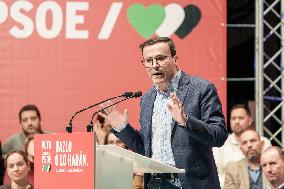 PSOE Campaign Closing Event In Villanueva de la Serena - Spain