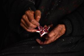 Production of Paper Mache Christmas Ornaments - India