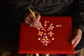 Production of Paper Mache Christmas Ornaments - India
