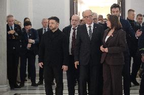 President of Ukraine Volodymyr Zelensky in the Sejm - Poland