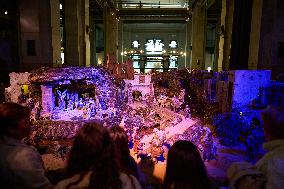 Nativity Scene at Madrid City Hall - Spain