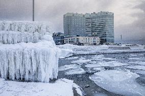Icicles Hang Over Scenic Views - Vladivostok