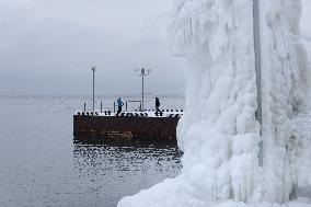 Icicles Hang Over Scenic Views - Vladivostok