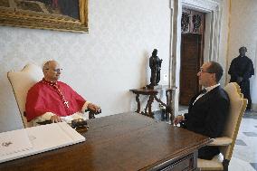 Pope Leo XIV Receives The Ambassador of Cuba - Vatican