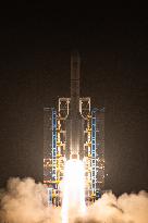 Test Satellite Launch From Wenchang - China