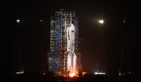 Test Satellite Launch From Wenchang - China