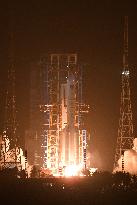 Test Satellite Launch From Wenchang - China