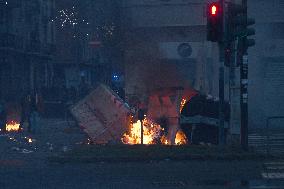 Clashes During The Protest Against The Askatasuna Eviction - Turin