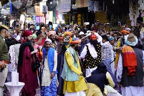 Religious Procession For The Annual Urs Festival - Rajasthan