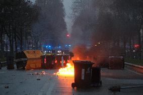 Clashes During The Protest Against The Askatasuna Eviction - Turin
