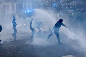 Clashes During The Protest Against The Askatasuna Eviction - Turin