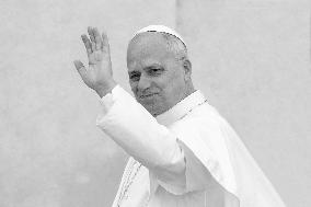 Pope Leo XIV during the last Jubilee audience in St. Peter's Square - Vatican