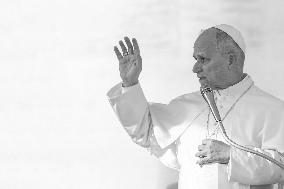 Pope Leo XIV during the last Jubilee audience in St. Peter's Square - Vatican