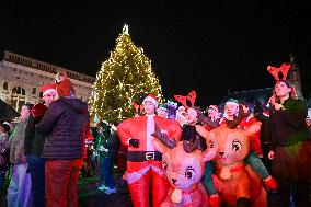 Charity Fun Run Through Haarlem Streets - Netherlands