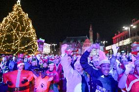 Charity Fun Run Through Haarlem Streets - Netherlands