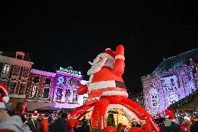 Charity Fun Run Through Haarlem Streets - Netherlands