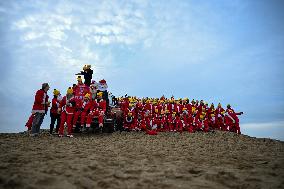 Winter Surf Event At Scheveningen Beach - Netherlands