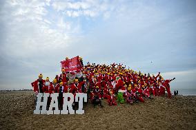Winter Surf Event At Scheveningen Beach - Netherlands