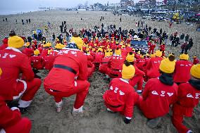 Winter Surf Event At Scheveningen Beach - Netherlands