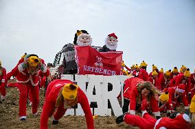 Winter Surf Event At Scheveningen Beach - Netherlands