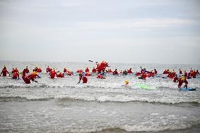 Winter Surf Event At Scheveningen Beach - Netherlands